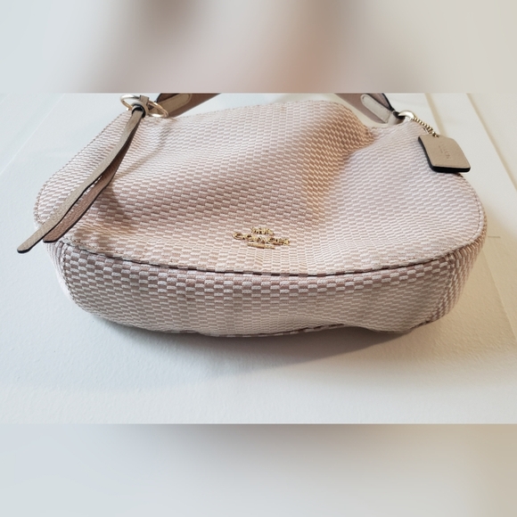 Coach Sutton Shoulder Hand Bag with Legacy Print Blush Pink - Picture 3 of 9